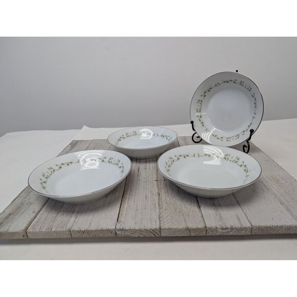 Set of 4 Sheffield China Japan Elegance 5 5/8" Dessert Bowls - Picture 1 of 7